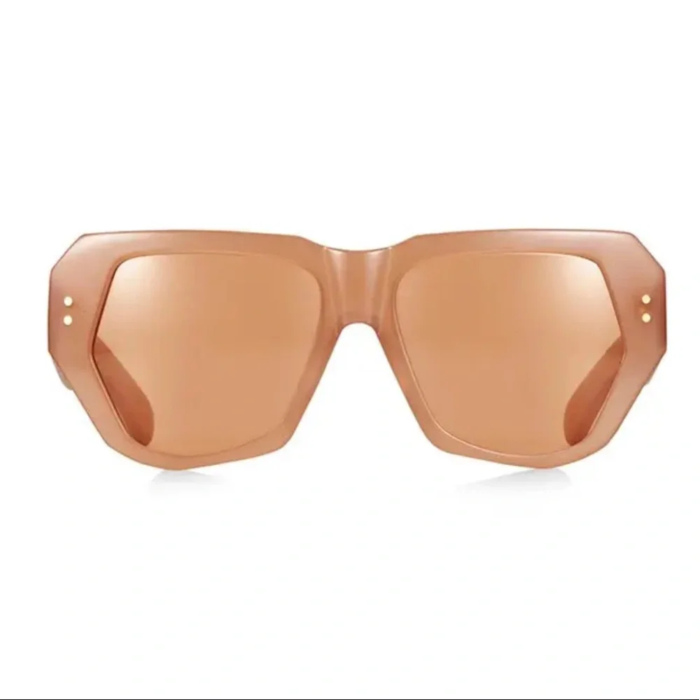 PARED BEC + BRIDGE BIG MAMMA SUNGLASSES PINK AMBER NWOT